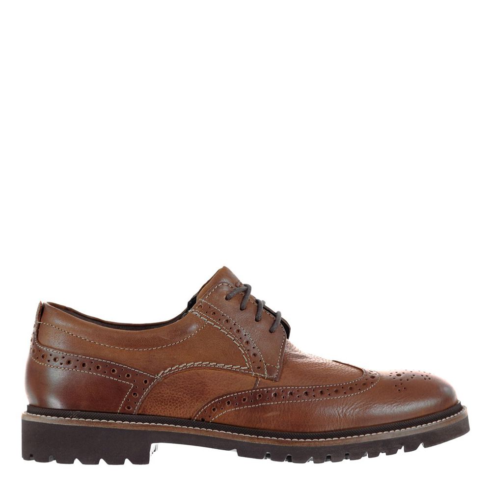 Sapatos Oxford Homem Rockport Marshel Marrom,Portugal KFWYU-9178